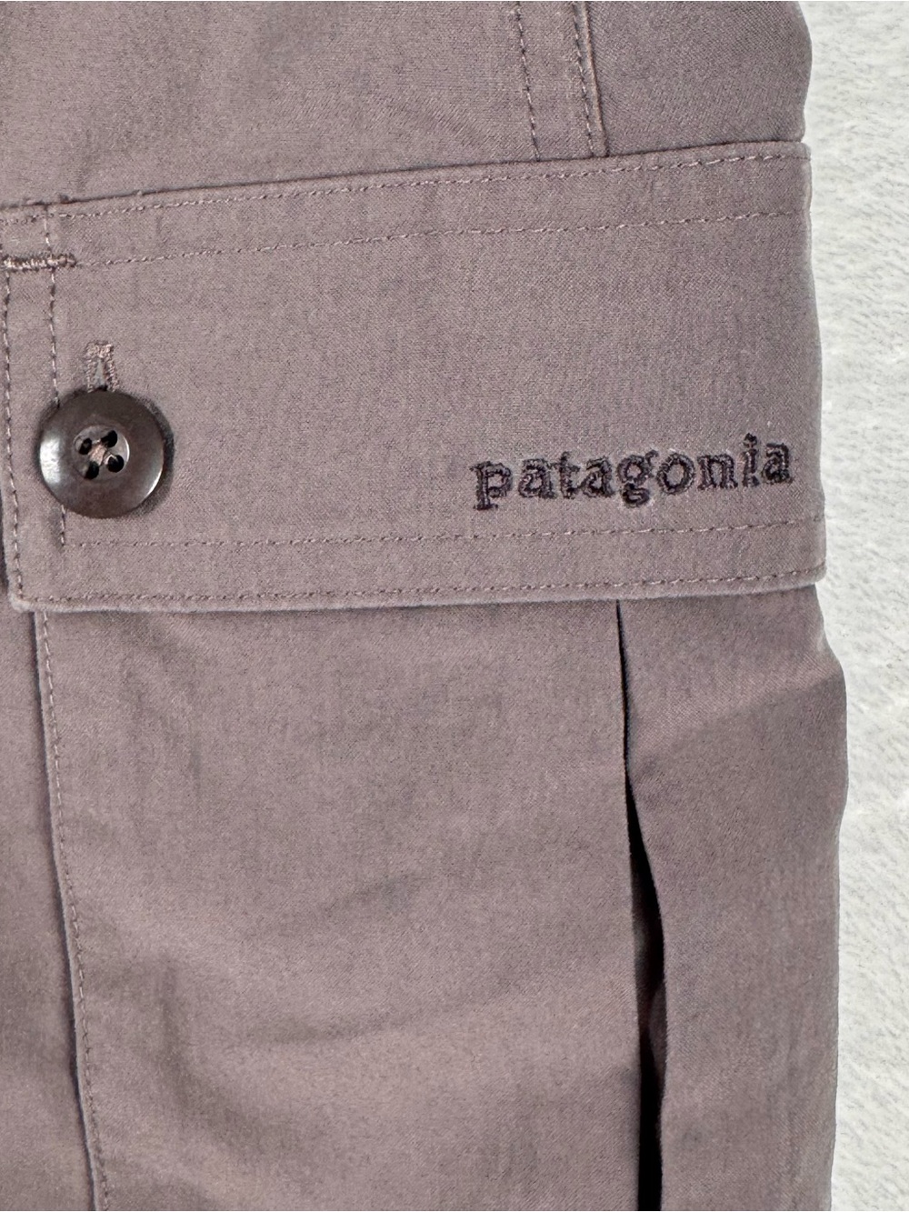 Patagonia Size 6 Mushroom Taupe Cargo Utility Hiking Skirt - Picture 4 of 7